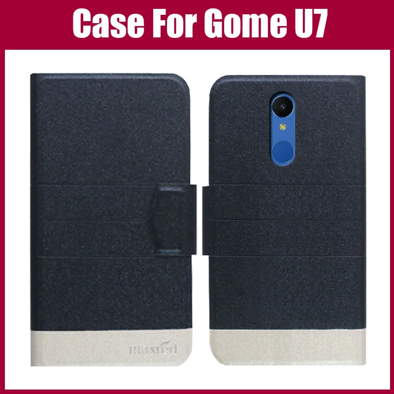 

Hot Sale! Gome U7 Case 5 Colors Flip Ultra-thin Colorful Leather Phone Protective Case For Gome U7 Cover