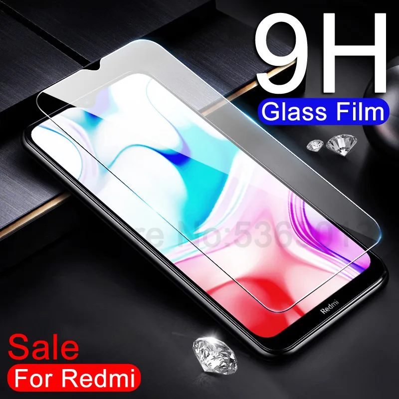 

9H Protective Glass on the For Xiaomi Redmi Note 8 7 6 Pro Redmi 8 8A 7 7A 6 Pro 6A Go K20 Tempered Screen Protector Glass Film