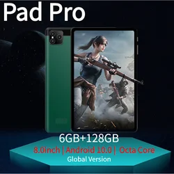 Tabuleta dupla 4g 8.0 polegadas laptops 128x1280 ips netbook android 10 tablet pc tabuleta do andróide 6gb ram 800 gb rom