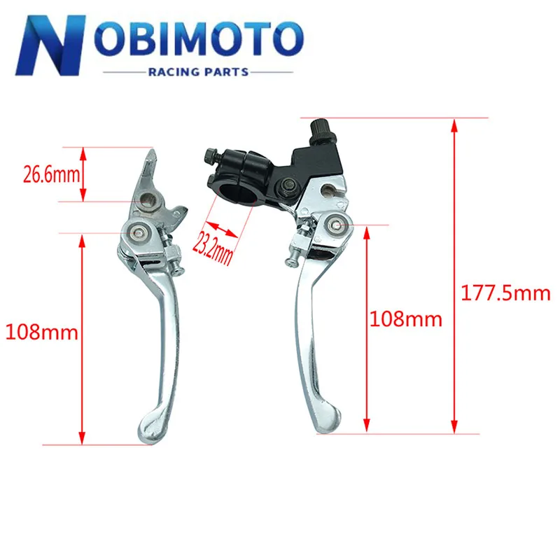 Off Road Folding Brake Lever Clutch Motorcross Alloy Handle Part Fit For CRF KLX Pit Pro Dirt Bike 2WG-105 | Автомобили и