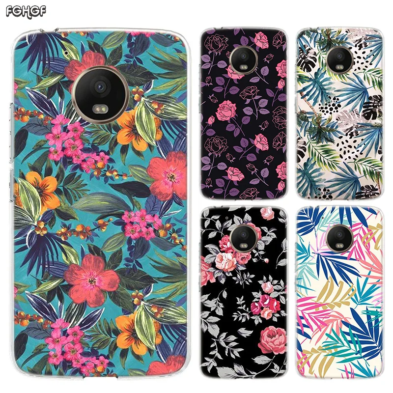 3D Рельефный цветок силиконовый чехол для Motorola MOTO G7 power G5 G5S G6 E4 E5 Plus G4 Play Cover |