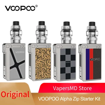 

VOOPOO Alpha Zip Vaper Kit 180W/120W Box MOD Maat Sub Ohm Tank 4ml Electronic Cigarette MT-M1 0.13ohm MT-M2 0.2ohm Vaporizer