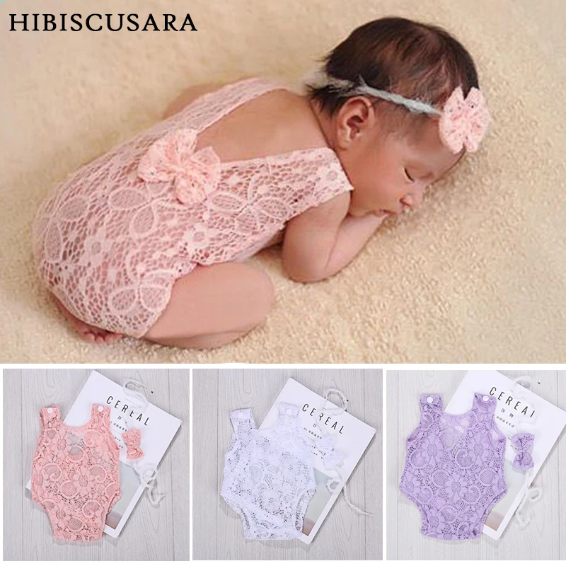 Big Deal Jumpsuit Rompers Costumes Photo-Clothing Newborn Photography Bebe-Girls Infant Baby Lace OMZQqyQE3