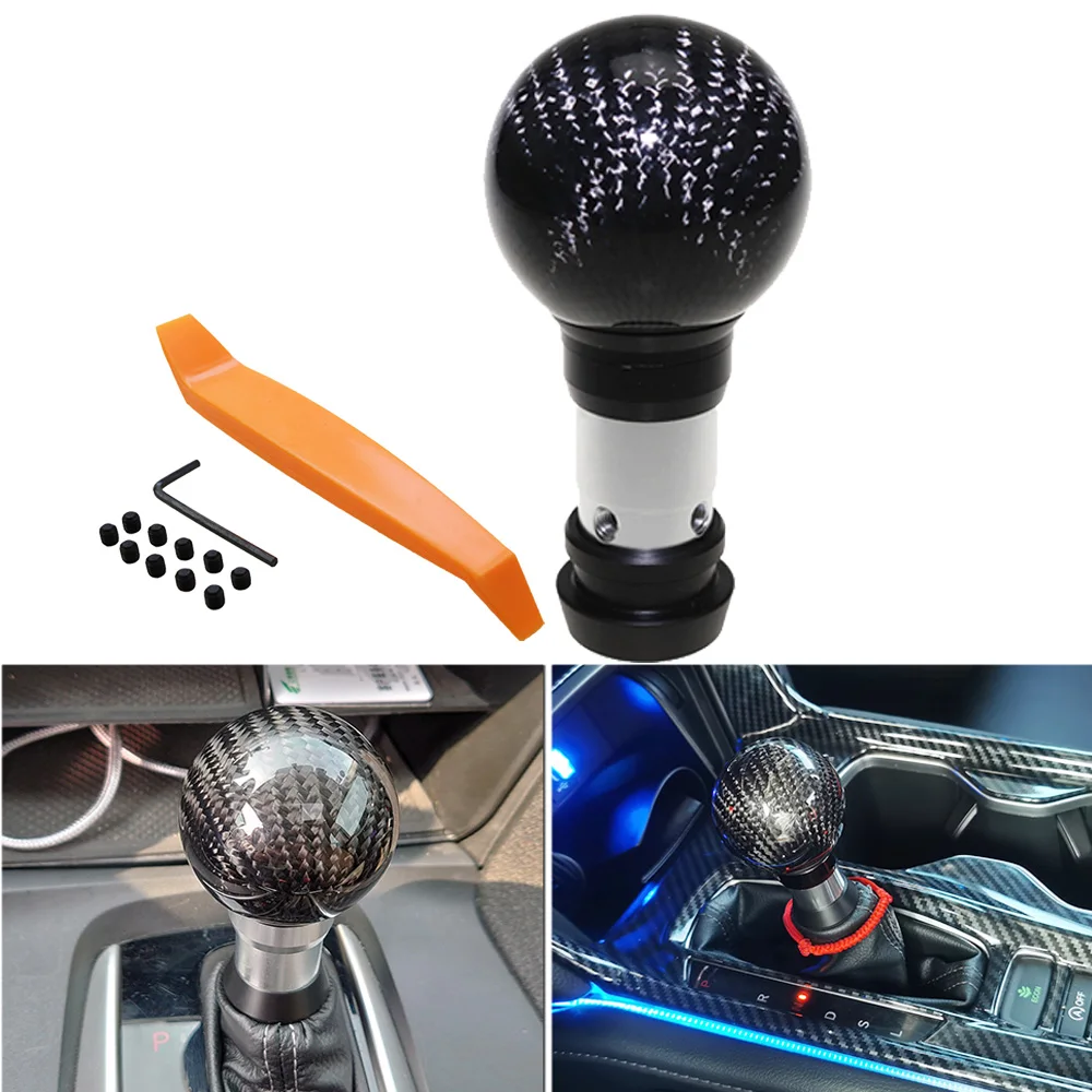Black Car Shift Knob Gear Shifter Lever Cover for automatic Transmission 
