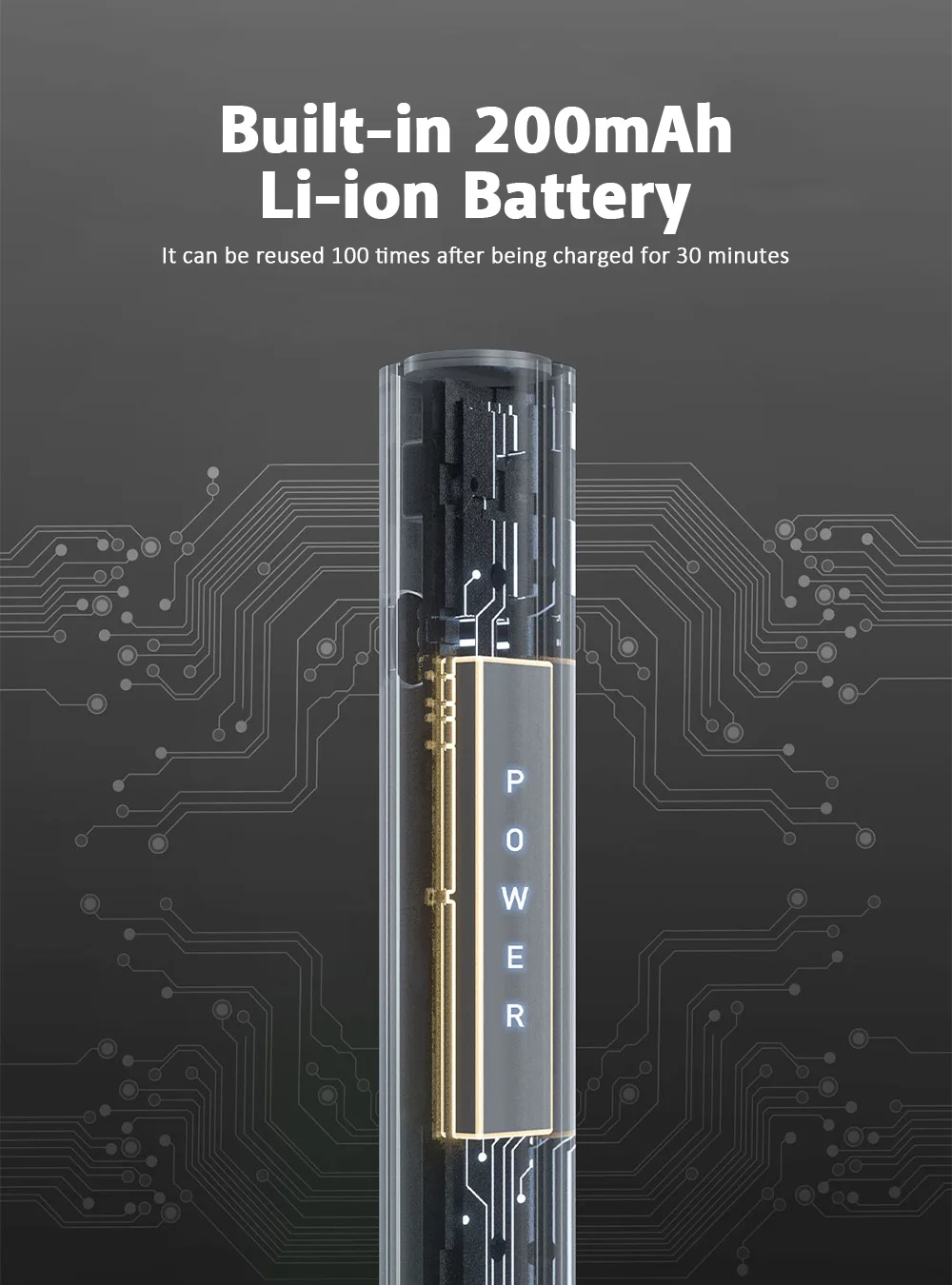 Small and Portable Infrared Pulse Antipruritic Stick Precise Temperature Control 200mAh Battery