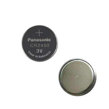 

2pcs/lot Panasonic CR2450 3V Lithium Button Battery Coin Batteries Cell CR 2450 For Watches,clocks,hearing aids