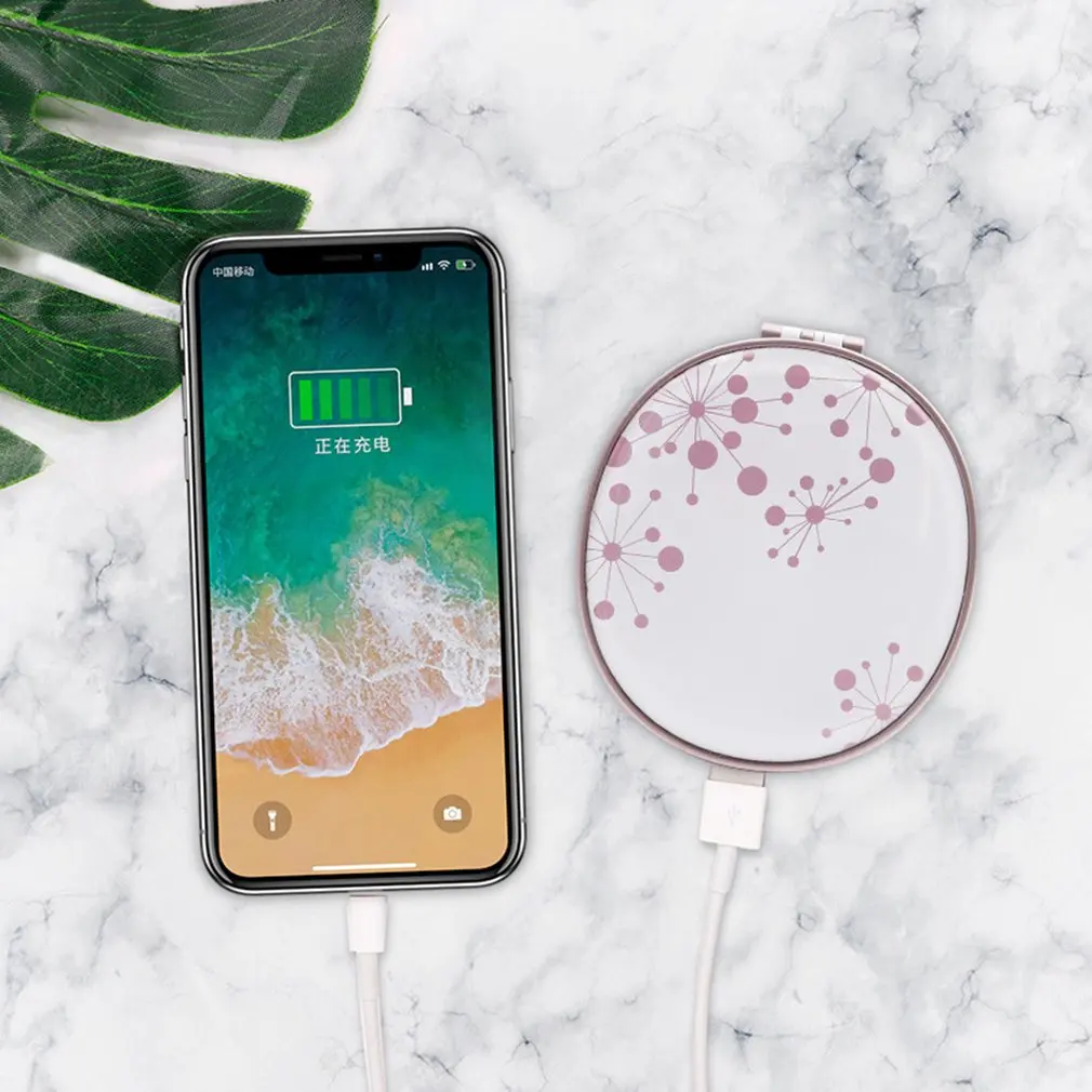 Mirror Humidifier USB Rechargable Portable Water Meter Charging Mini Steamed Face Humidifier Portable Size 2