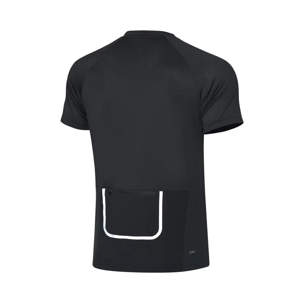 Li-Ning мужские футболки для бадминтона костюмы для состязаний на сухой дышащей складной AT._ статическая подкладка Спортивная футболка AAYP315 MTS3148