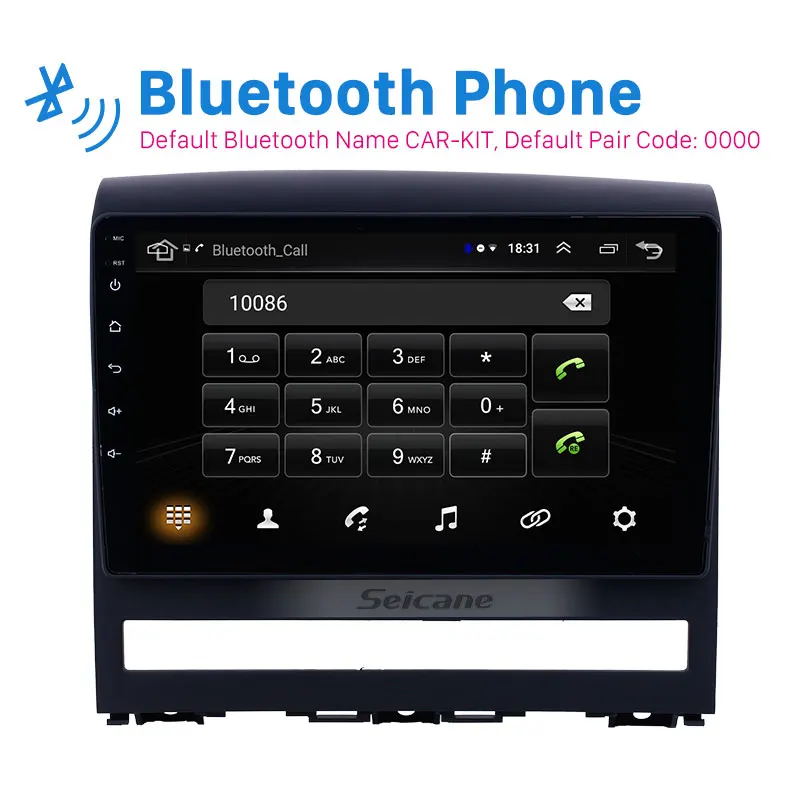 Seicane 9 дюймов Автомобильный gps Радио HD сенсорный экран Android 9,1 для 2009 Fiat Perla с Bluetooth USB wifi Поддержка Carplay DVR OBD2