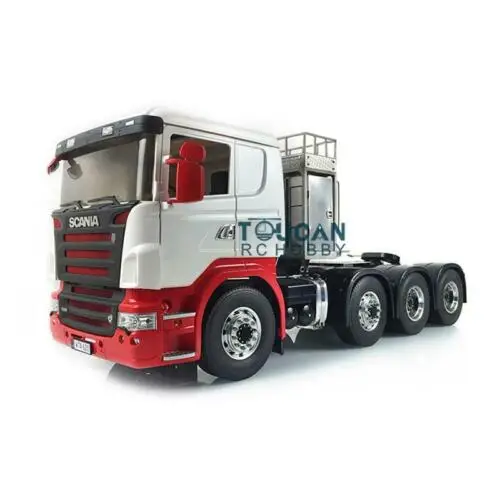 LESU 1/14 шасси Sca 8*8 RC тягач DIY Hercules кабина оборудование стойки THZH0538
