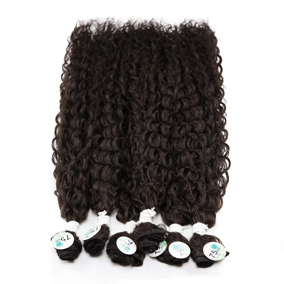 Afro cachos cabelo encaracolado pacotes de tecelagem