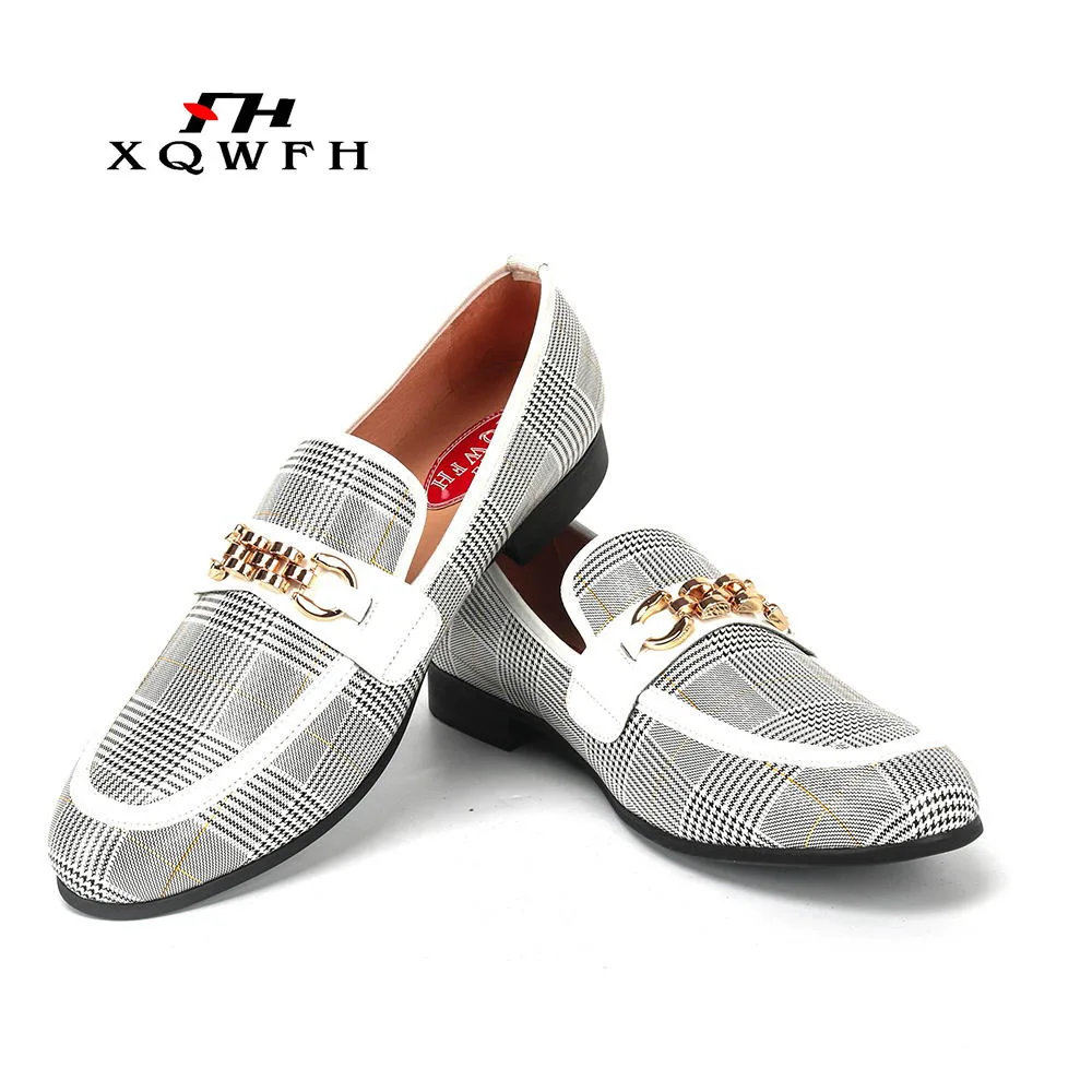 Baratos XQWFH zapatos para hombres zapatos casuales de moda para hombres mocasines hechos a mano cómodos zapatos de vestir transpirables para hombres