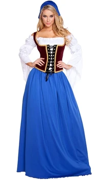 

Ladies Oktoberfest Beer Maid Wench German Bavarian Heidi Fancy Dress Costume M-XL SM33320
