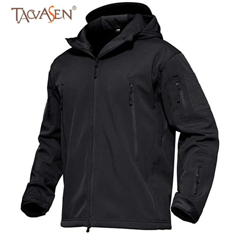 

TACVASEN Military Hunting Jacket Windproof Tactical Jacket Men Multi Pocket Army Shooting Jacket Waterproof Trekking Jackets