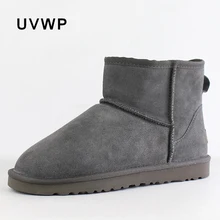 Классические Модные женские зимние ботинки из натуральной коровьей кожи; теплые зимние ботинки; женские ботильоны; брендовая нескользящая обувь