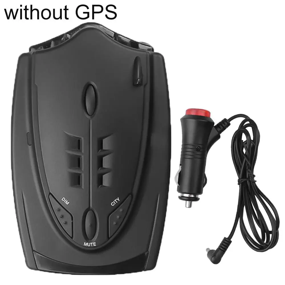 Работающего на постоянном токе 12 В в автомобиля Антирадары(G-sensor Датчик gps анти радаров полиции Скорость Авто CT K La 360 градусов для транспорта 16 Band светодиодный Дисплей - Название цвета: Black without GPS