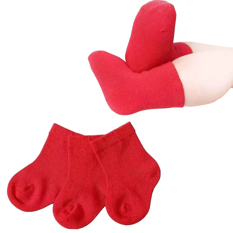 Calcetines antideslizantes ratón (pack de 2) rojo bebé niño Okaïdi