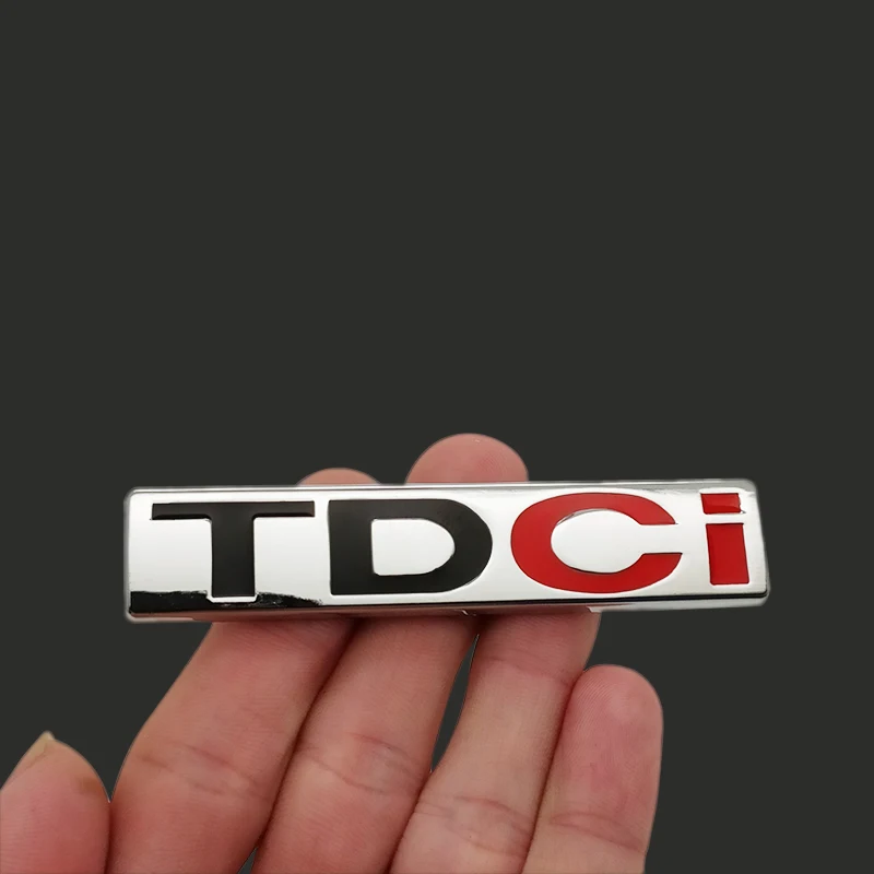 

3D Metal Car Sticker TDCI Emblem Badge Decals Trunk Sticker Car Front Hood Side Fender For Audi Honda Toyota Chevrolet Hyundai