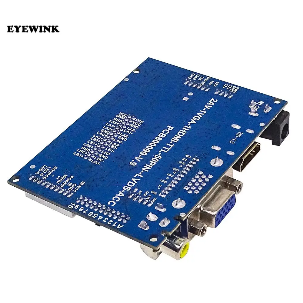 LCD ÷ TTL LVDS Ʈѷ , HDMI VGA 2AV 50 , AT070TN90 92 94, ڵ VS-TY2662-V1 