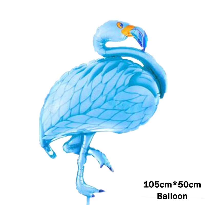 105 50cm Balloon 6 шт./лот Фламинго шляпы для вечеринки по случаю Дня рождения Дети День рождения принадлежности детский душ украшения Фламинго вечерние принадлежности бумажные шляпы - Цвет: 105 50cm Balloon