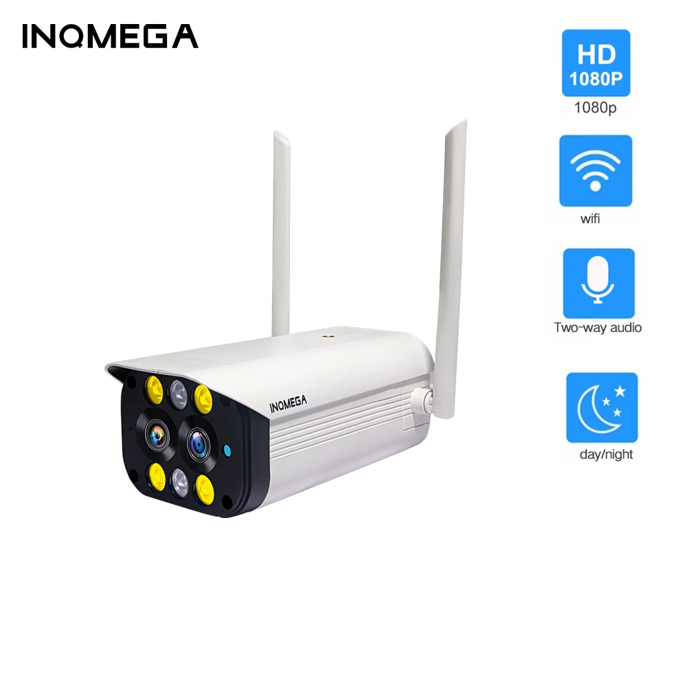 INQMEGA WiFi наружная Камера Безопасности Водонепроницаемая беспроводная ip камера 1080P