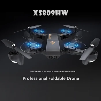 

Visuo XS809HW 2.4G hovering racing helicopter rc drones hd camera drone profissional fpv quadcopter aircraft photography toys