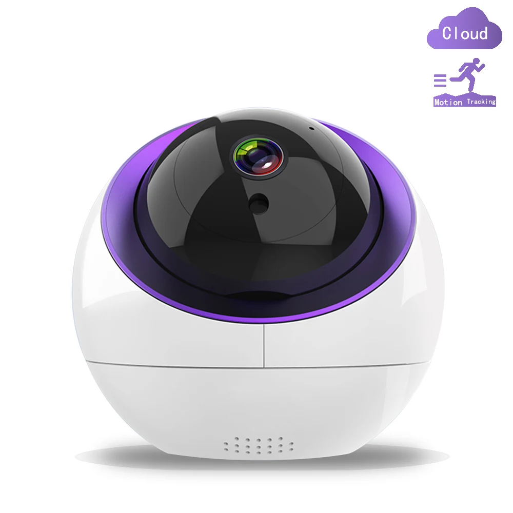 IP камера Tuya 1080P HD для системы видеонаблюдения с поддержкой Wi Fi и голосовым