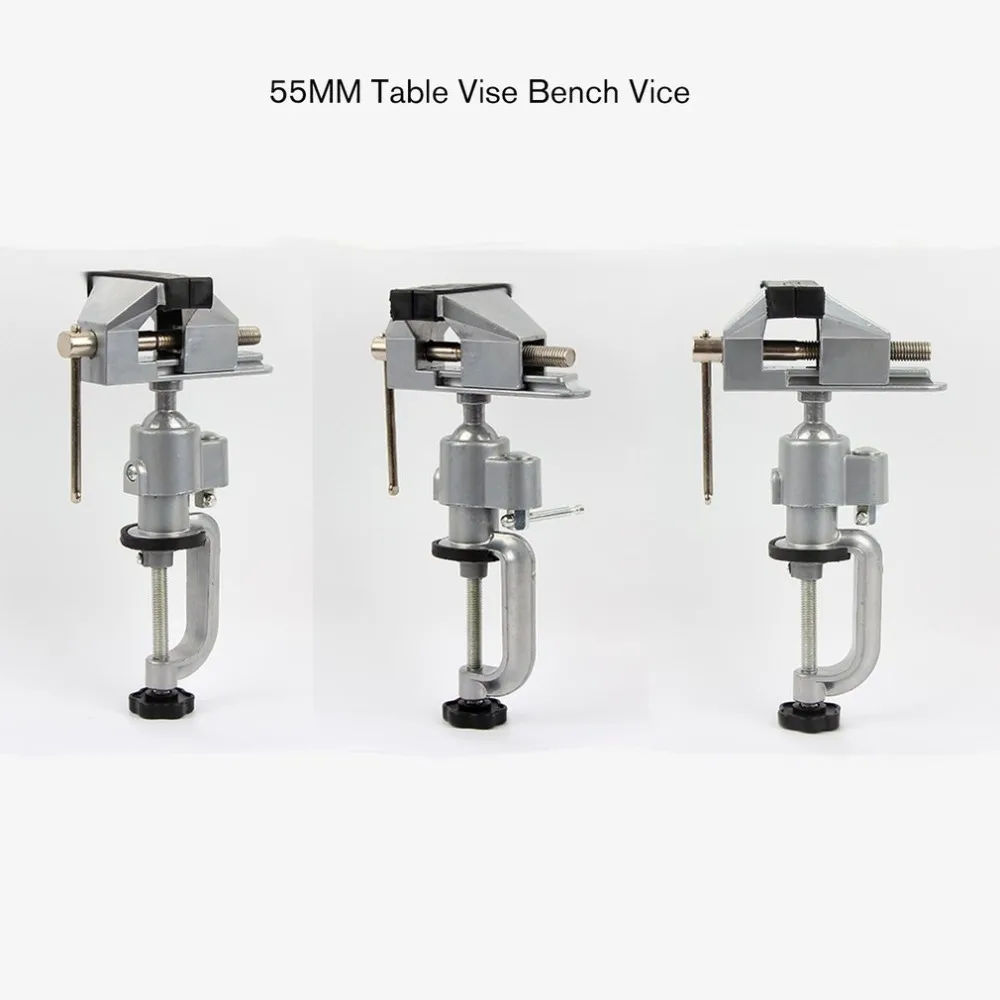 2 в 1, настольные тиски, тиски, алюминиевый сплав, вращающийся на 360 градусов, универсальные тиски, точные мини тиски, зажим, Alloet