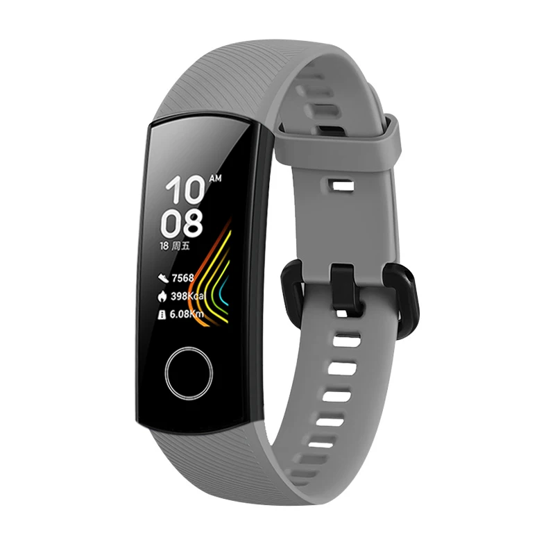 Silicone Wrist Strap For Huawei Honor Band 5 Sports Bracelet Strap For Huawei Honor Band 5 Band 4 Standard Version Accessories