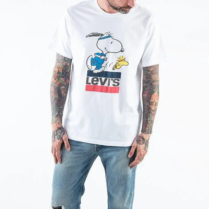 Levi's Snoopy Male Printed T-Shirt 16143-0080 - AliExpress