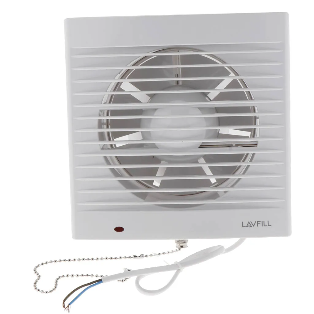 Kitchen Extractor Airflow Fan Exhaust Blower Ventilation Shower Toilet 6inch, Air Flow, Steel Frame, Durable