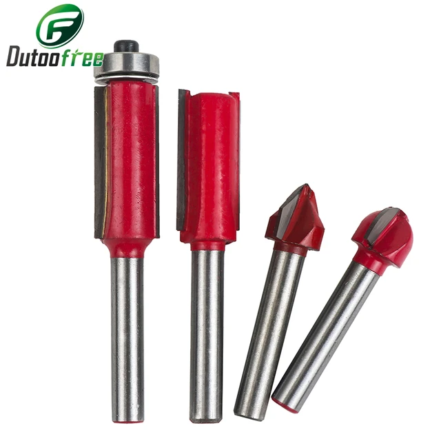 5 PIÈCES V-groove Fraises Ensemble, 60 ° 90 ° 120 ° 150 ° D'angle, Jambe de  6mm, 3D V Forme Fraisage Bois Couteau CNC Fraise à Graver - AliExpress