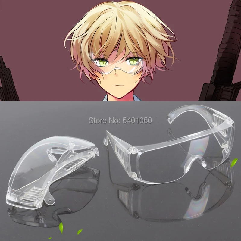 Aoharu X Kikanjuu очки в стиле Косплей Machinegun косплей реквизит пластиковые прозрачные