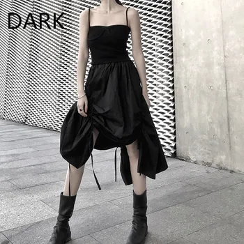 

Yamamoto Style Skirt Bf Female Cool Skirt Yamamoto Yoshiji Super Fairy Dark Irregular Dark Weariness
