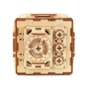 Safe Box Treasure 3D Wooden Model Locker Kit DIY Coin Bank Mechanical Puzzle Brain Teaser Projects For Adults and Teens 4