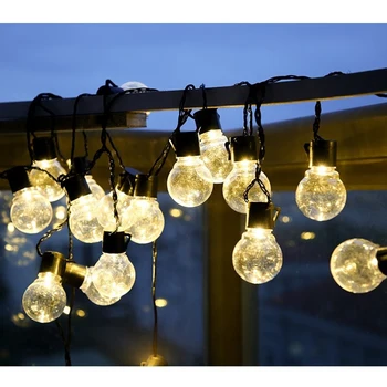 

3m 10 LED IP44 waterproof Christmas Bulb Incandescent Weatherproof Christmas String Lights, EU Plug
