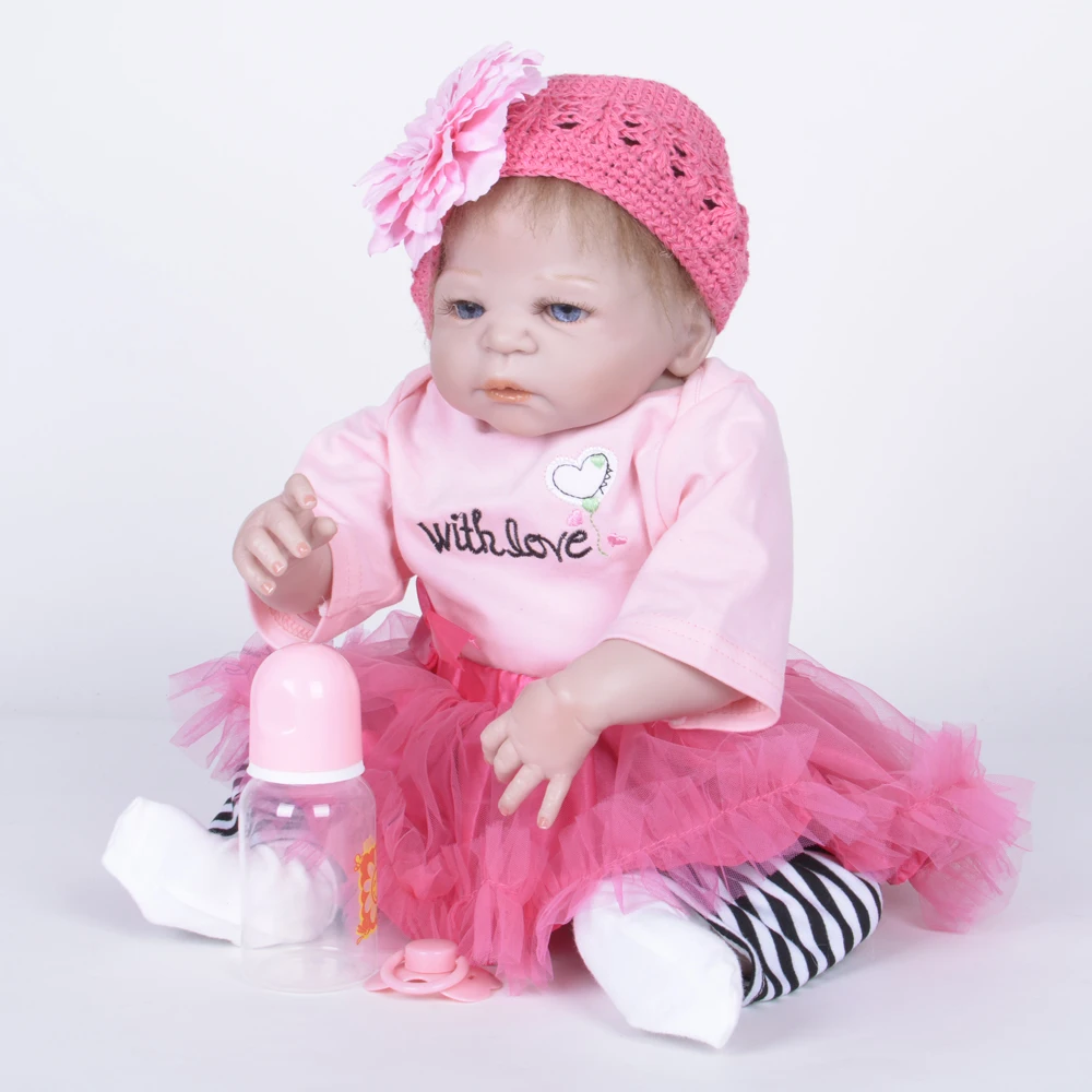 22 &quotреалистичные куклы Bebe Reborn милые новейшие силиконовые игрушки ручной работы