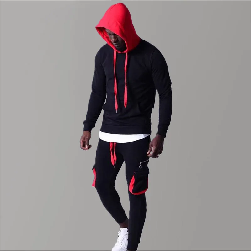 tracksuit men black