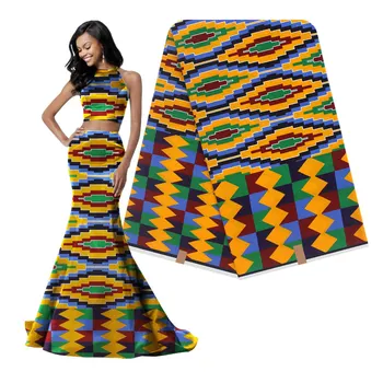 

2018 Design cotton Wax High Quality Tissu Africain Pagne Wax African Wax cotton For Women Dress H180822