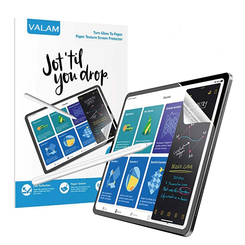 

VALAM For iPad Air 4 2020 10.9 inch Paper Like Screen Protector Matte PET Anti-Glare Painting Film For Apple iPad Air 4 th Gen