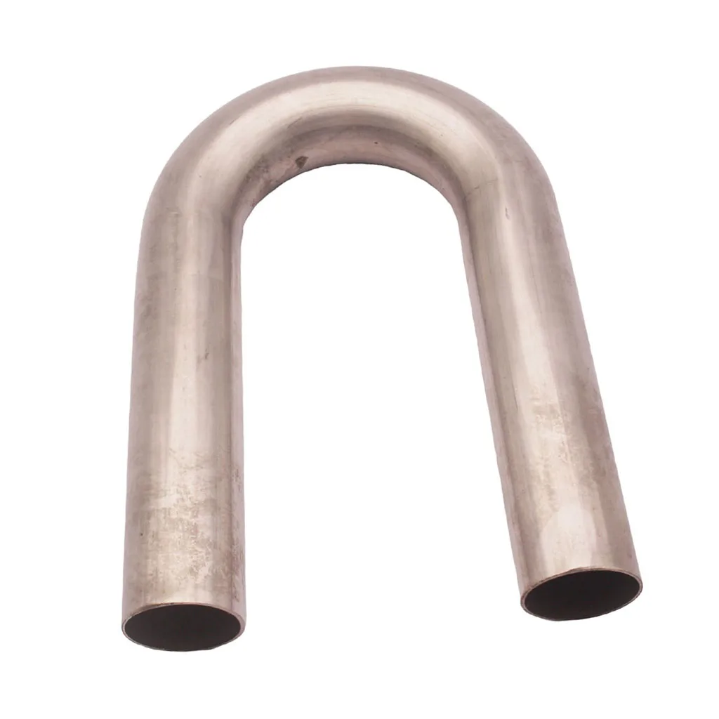 180 Degree Mandrel Exhaust Tube U Bend - Stainless Steel / 1.5 Inch Diameter