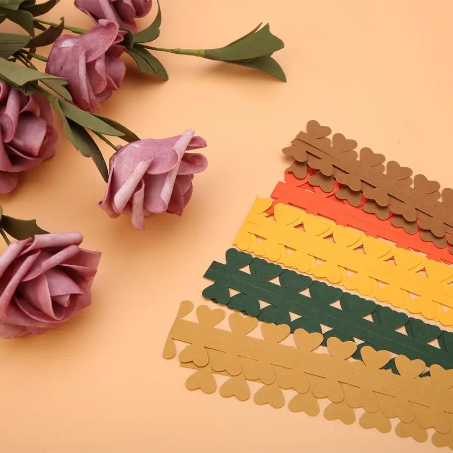 Цветочный Квиллинг бумага крафт бумага 5 шт полоски для квиллинга DIY Цветочный Дизайн Красочная бумага Квиллинг оберточная бумага