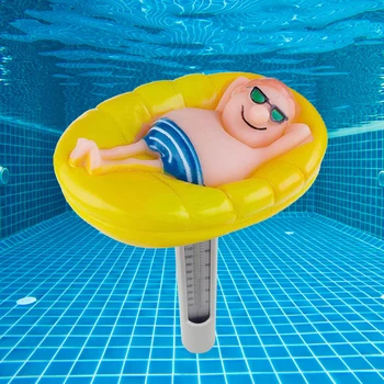 

Cartoon Drifter Swimming Pool Thermometer Water Temperature Measurement Instrument Spa Hot Tubs Fish Ponds Floating Probe