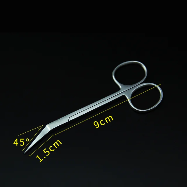 Beauty Rhinoplasty Bird's Beak Scissors Wow Mouth Scissors Stainless Steel Instruments Synthetic Nose Surgery Scissors Nasal Sep Silver