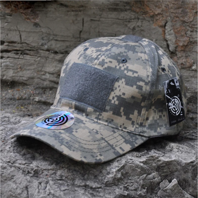 Камуфляжная тактическая Бейсболка Snapback Patch Военная Тактическая Унисекс тактическая Кепка Дальнобойщика шляпа с петлей для патч