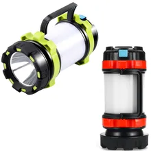 USB Перезаряжаемый флэш-светильник светодиодный походный светильник с регулируемой яркостью портативный Точечный светильник рабочий светильник водонепроницаемый поисковый светильник аварийный фонарь