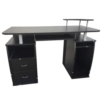 

Computer Desk, Home Office Desk, Computer Workstation, Study Writing Desk with Storage Drawer and Pull-Out Keyboard Tray(US Only