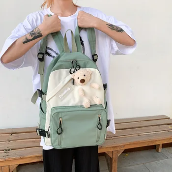 

Female School Backpack Famous Brand Black Retro Teenage Backpacks for Girls Back Pack Anti Theft Backpack Bookbags