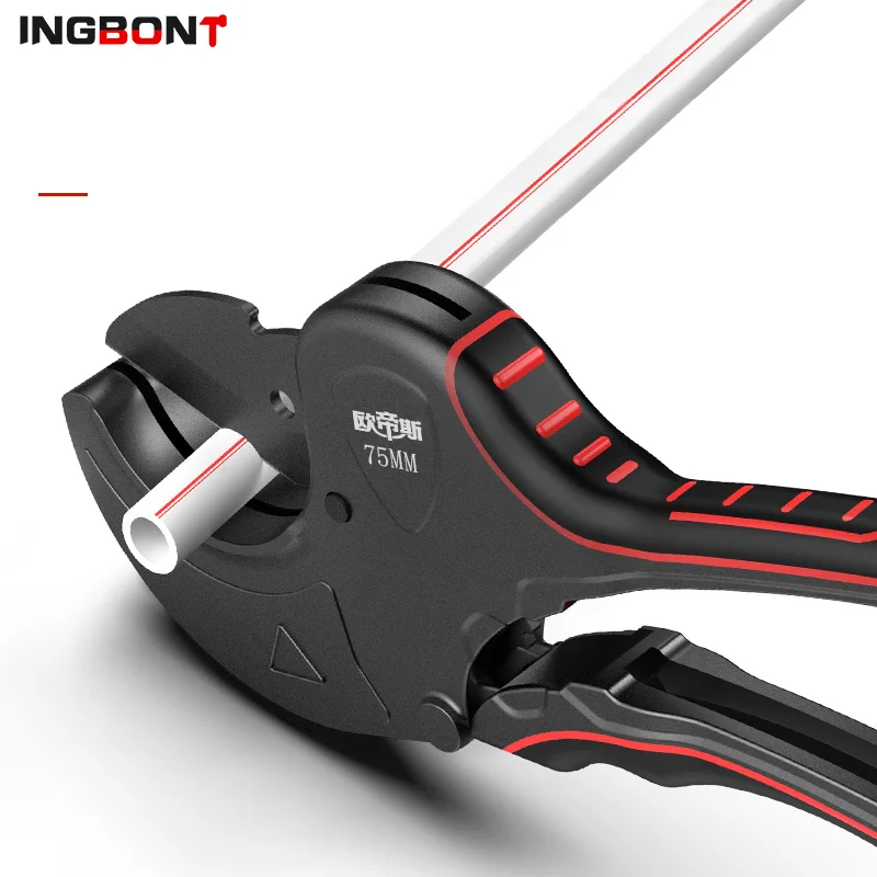 Ножницы с храповым механизмом для резки труб из ПВХ/полипропилена/полиэтилена, 42 мм