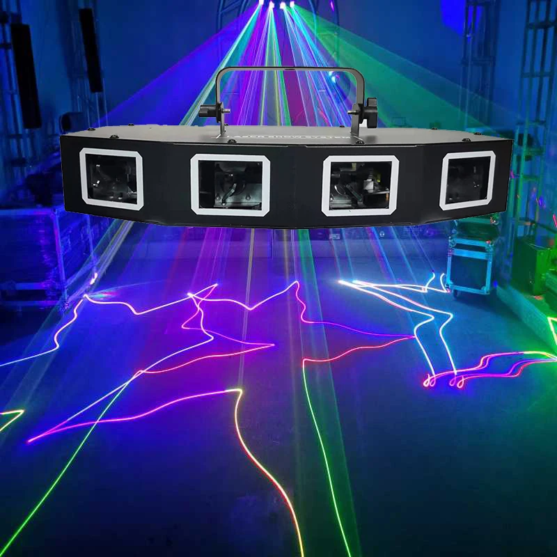 Wholesale Lumière laser à une tête 4D, effets dj, éclairage dj